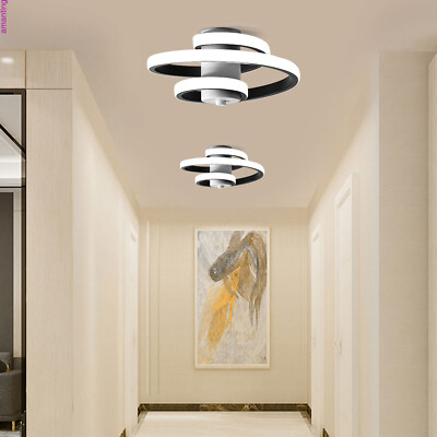 Modern Acrylic LED Ceiling Light Flush Mount Living Room Hallway Chandelier Lamp