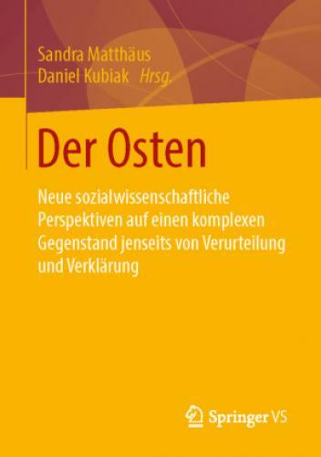 Thumbnail - Der Osten Neue Sozialwissenschaftliche Perspektiven Auf Einen