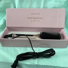 *Open Box Brand New* MEGAWISE Pro Ceramic Ionic Hair Straightener Brush
