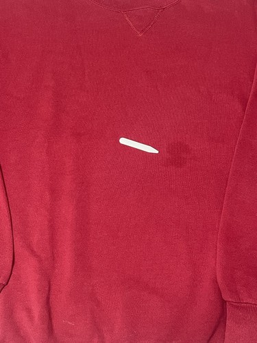 Vintage 90's Made In The USA Russell Athletics Red Blank Sweatshirt Size 2XL - Picture 2 of 5