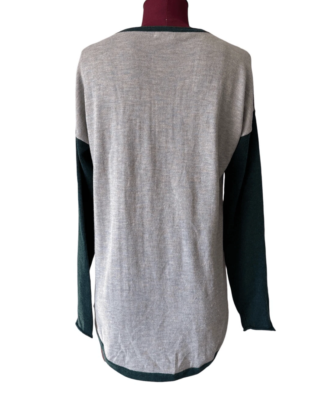 smartwool shadow pine colorblock mist twilight mar sweater