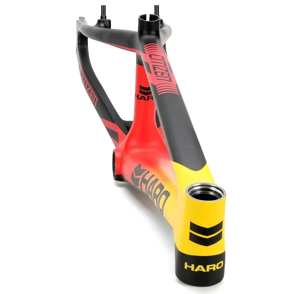 Combo de quadro e garfos HARO BMX Citizen Carbon Pro XL 21" laranja/vermelho - Imagem 2 de 4