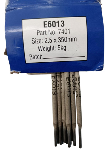 100 x 2.5mm WELDING ARC E6013 RODS ELECTRODES MILD STEEL GENERAL PURPOSE - 350mm
