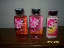 Bath  Body Works Lot 3 pc Set Golden Magnolia Sun 2 body Wash 1 Lotion