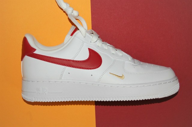 EU Größe 37,5 - Nike Air Force 1 Essential Low White Gym Red online kaufen  | eBay