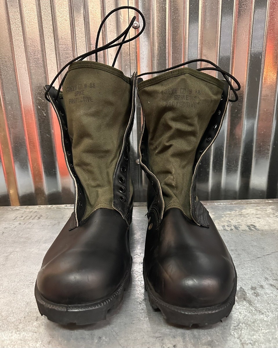 個人装備 1960's-70's Vietnam war jungle boots Vintage Vietnam Era Marine Camouflage Jungle Boots 1960S