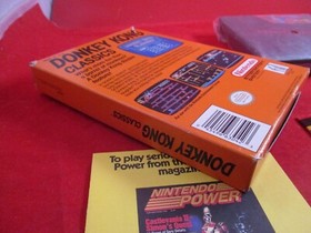 Donkey Kong Classics (Nintendo NES 1988) COMPLETO con scatola manuale gioco FUNZIONA! #T1