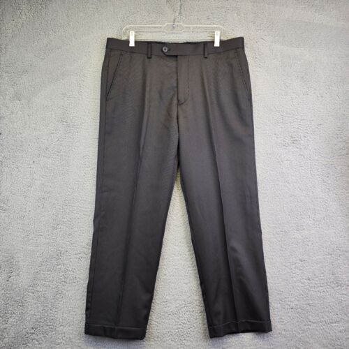 Eleganza Giorgio Sanetti Anzug Herren 42R Super 140s Nadelstreifen Smoking Samtbesatz - Bild 16 von 23