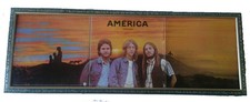 Quadro Lp America - Homecoming Warner 1972 in cornice rettangolare 100x38