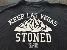 NWT Volcom Keep Las Vegas Stoned Casino Shirt 3XL Mountains Raiders UNLV Rare