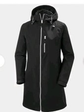 Helly Hansen W Long Belfast Jacket Veste Longue Belfast Black Size Xl/tg Bnwt