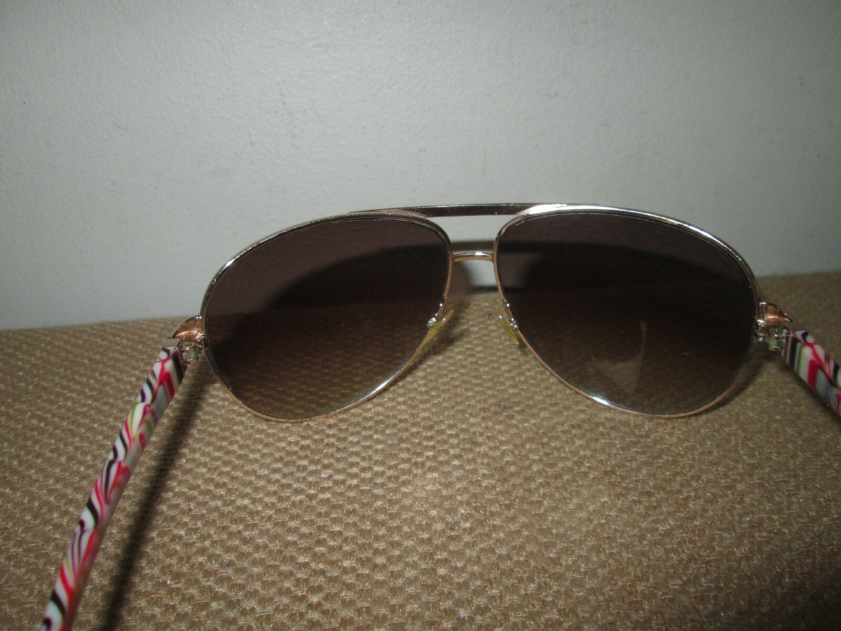 MARC by MARC JACOBS Wire Rim Aviator Sunglasses Multicolor 