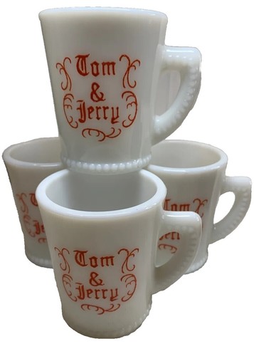 McKee MG19 Glasbake White Floral Footed Mugs-Set of 2 | eBay