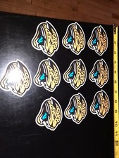 Lot of 10 Jacksonville Jaguars NFL Football Decal Sticker Team Logo