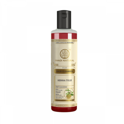 Khadi Natural Henna Tulsi Shampoo 210ml with Free Shipping