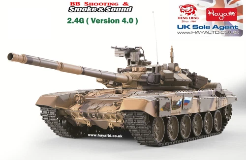 Heng long 7.0 v Radio Remote Control 1/16 RC Tank T90 with 4 sounds 2.4G UK