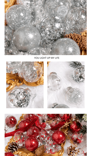 Christmas Tree Balls 24pcs 6cm Baubles Multicolor Ball Decor Pendants Gifts - Picture 3 of 13