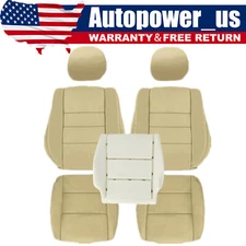 For 2008-2012 Honda Accord Front Seat Cover Foam Cushion Headrest Tan