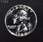 1960 Washington Silver Quarter "Proof" *Free S/H After 1st Item*