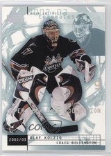 2002 Upper Deck Mask Collection Teammates Craig Billington Olaf Kolzig #88 0a4