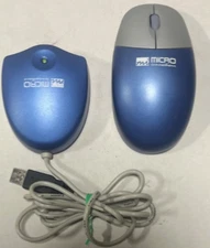 Vintage Micro Innovations, Blue-Gray, RF Wireless Optical Mouse Model: 1410 U/P