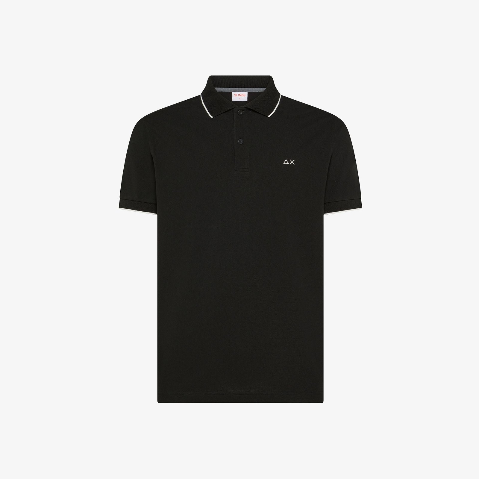 Polo SUN68 with Contrast Details A36111 image 9