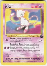 Mew 8 Promo Wizards Black Star Promos Pokemon Damaged on eBay