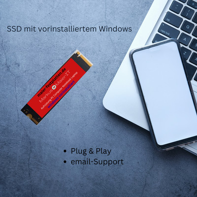 SSD Festplatte M.2 windows 10/11 Pro vorinstalliert für Acer Nitro 5 AN515-58