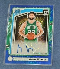 2024-25 Panini Optic Anton Watson Auto #24/24 Rated Rookie #314 Bookend Celtics