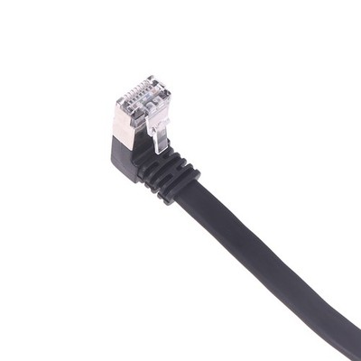 CAT7 Network Extension Cable Flat Ultra 10G RJ45 Male To Female Adapter Cord