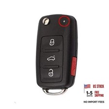 Uncut 3 1 Panic 4Buttons Folding Flip Remote Key Shell Cover Car Key Case 202AD