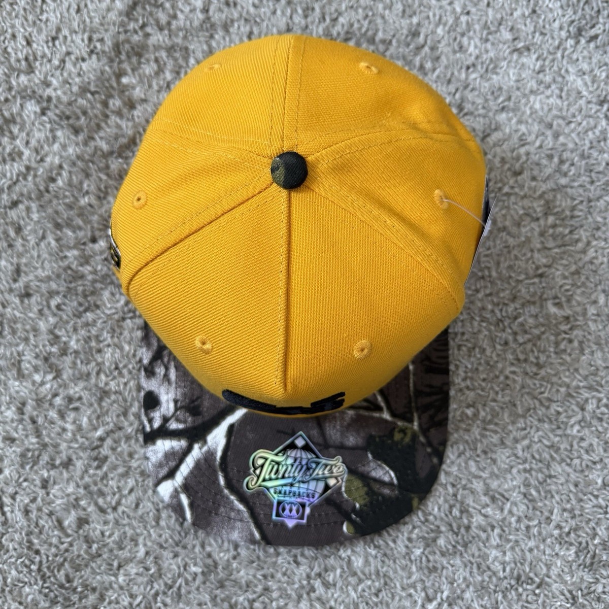 🔴Wu-Tang Hat Twnty Two Yellow Camouflage NY Mets Raekwon