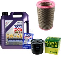 Inspektionspaket 5L Liqui Moly 5W-40 FüR Alfa Romeo 156 Sportwagon 1.9 JTD 2.4
