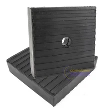 4x4x1 Anti Vibration Noise Reducing Pad Heavy Duty Rubber Washing Machine 2 Pack