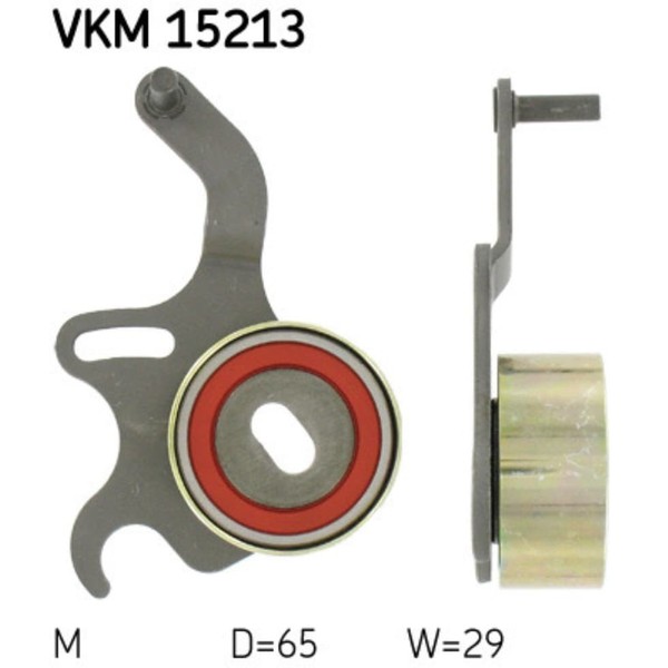 Spannrolle Zahnriemen SKF VKM 15213 FüR Opel Vectra A Astra F CC Combo Corsa B-image