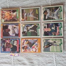 Topps Donruss Fleer 1989 Oakland Athletics MLB Card Lot 36 Vintage