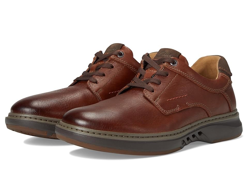 Clarks Un Briley Pace Men's Lace-up Boots 26180207 Tan Leather