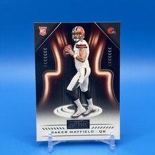 BAKER MAYFIELD ROOKIE CARD 2018 Panini Playbook Football CLEVELAND BROWN TB BUCS. rookie card picture
