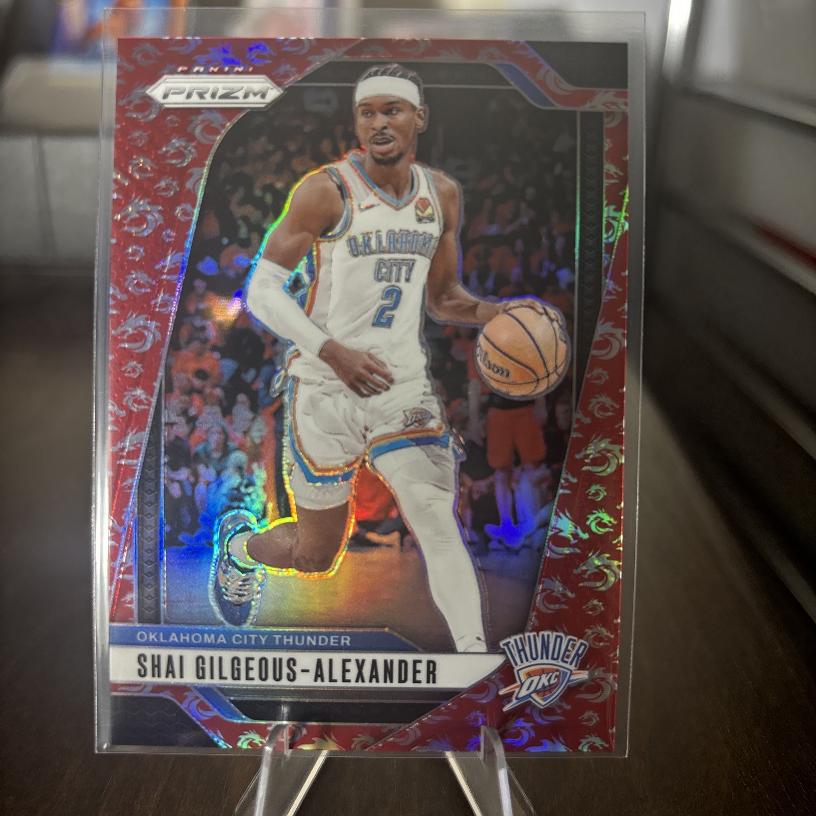 2024-25 Panini Prizm - Shai Gilgeous-Alexander #113 Dragon Year Prizm /88