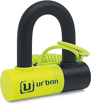 Urban Security UR59 Motorcycle Disc Lock + Reminder Cable - Security Level 10