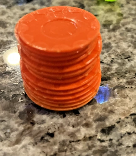 Vintage 1960's Barbie Doll Reading Deluxe DREAM KITCHEN Red Plates Dishes