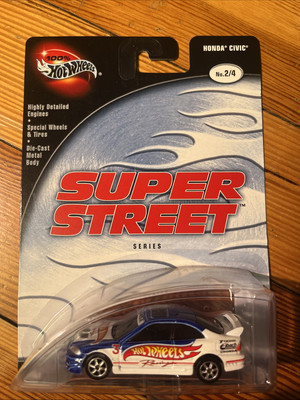100% Hot Wheels SUPER STREET Series HONDA CIVIC No.2/4