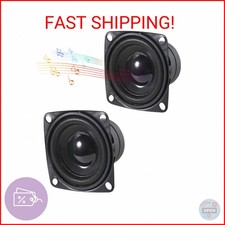 ALMOCN 2PCS 2" 8Ohm 10W DIY Small Full Range Audio Speaker Stereo Woofer Loudspe