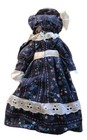Anthropomorphic Cat Wearing Cottage Dress Soft Body Ceramic Head Feet Cat — photo 2