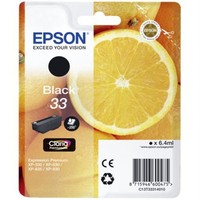 Epson Tintenpatrone Schwarz Claria Premium 33 T 3331