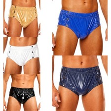 US Mens Tear-away Diaper Cover Waterproof Adaptive Incontinence Underwear