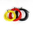 Set of 3 6-foot Shielded Guitar Circuit Wire Single Conductor - Red,yellow & Bla