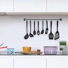 12" Silicone Ladle Spoon 2 Piece Long handle soup spoons Seamless & Nonstick New