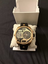 Diesel DZ7261 Black Rose Gold Stainless Steel Men's Chronograph Watch Boxed