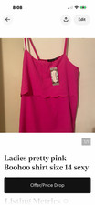 ladies cami pretty pink size 14 XL